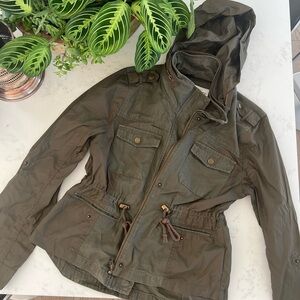 American Rag Cie Cargo Green Jacket